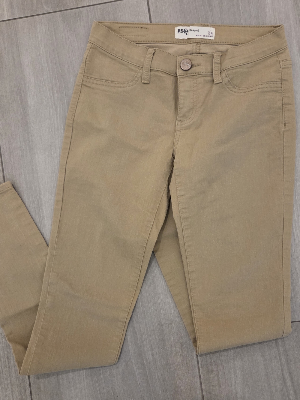 RSQ Khaki Skinny Jeans